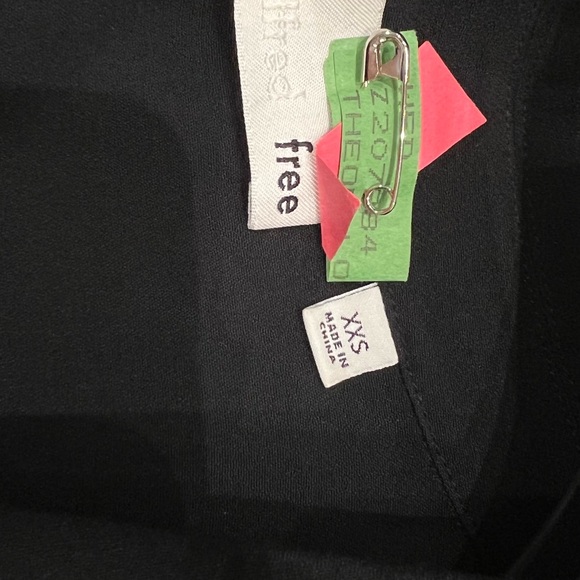 Wilfred Free - The Tie Front Blouse - XXS - Black - Picture 6 of 6